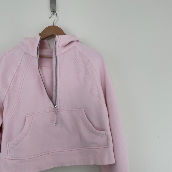 Lululemon Scuba Oversized Half Zip Hoodie Strawberry Milkshake Size M/L - Picture 6 of 6
